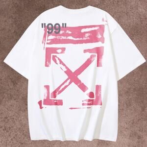 Off-white men's white short sleeve T-shirt